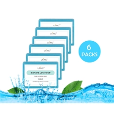 Natural Aqua Soap pack of 6